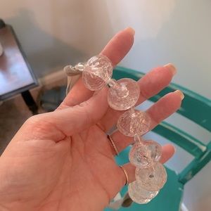 J.Crew beaded velvet statement necklace